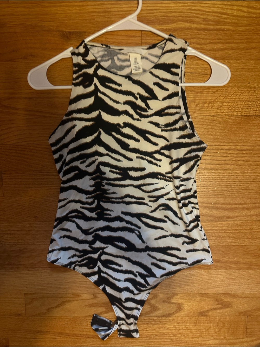 H&M Zebra-Stripe Bodysuit